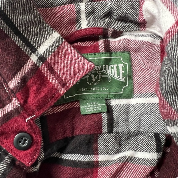 American Eagle Men’s Oversized Flannel - Picture 3 of 3